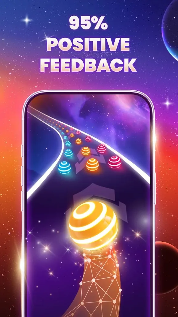 Positive player feedback for Dancing Road